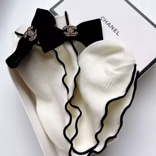 Replica Chanel Socks For Women #1288287 $29.00 USD for Wholesale