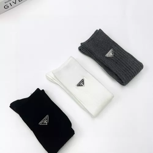 Replica Prada Socks #1288304 $29.00 USD for Wholesale