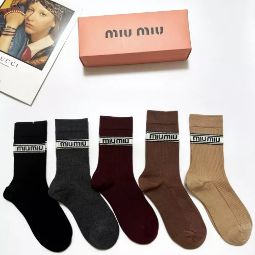 MIU MIU Socks #1288312 $29.00 USD, Wholesale Replica MIU MIU Socks