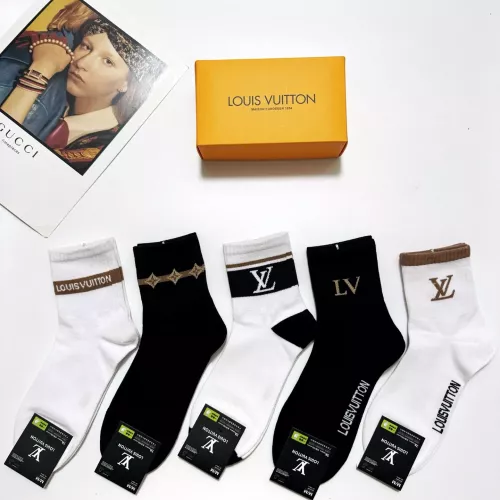 Louis Vuitton LV Socks #1288313 $27.00 USD, Wholesale Replica Louis Vuitton LV Socks