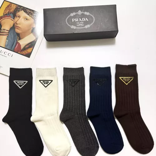 Prada Socks #1288315 $29.00 USD, Wholesale Replica Prada Socks