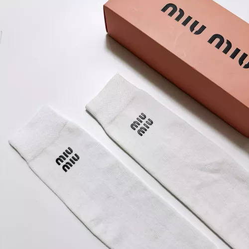 Replica MIU MIU Socks #1288317 $29.00 USD for Wholesale