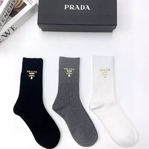 Prada Socks #1288321 $29.00 USD, Wholesale Replica Prada Socks