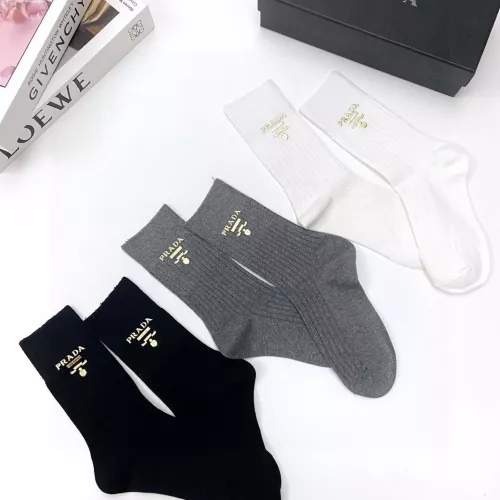 Replica Prada Socks #1288321 $29.00 USD for Wholesale