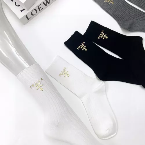 Replica Prada Socks #1288321 $29.00 USD for Wholesale