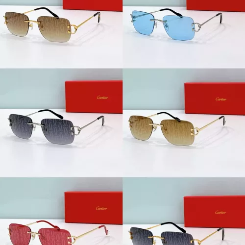 Replica Cartier AAA Quality Sunglassess #1288552 $52.00 USD for Wholesale