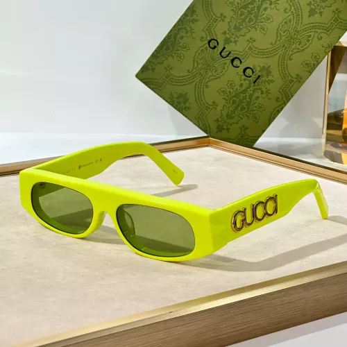 Gucci AAA Quality Sunglasses #1288577 $60.00 USD, Wholesale Replica Gucci AAA Quality Sunglasses