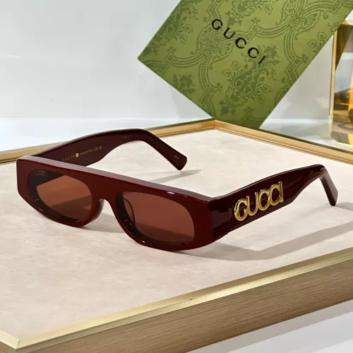 Gucci AAA Quality Sunglasses #1288579 $60.00 USD, Wholesale Replica Gucci AAA Quality Sunglasses