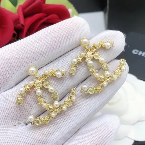 Replica Chanel Earrings For Women #1288635 $29.00 USD for Wholesale