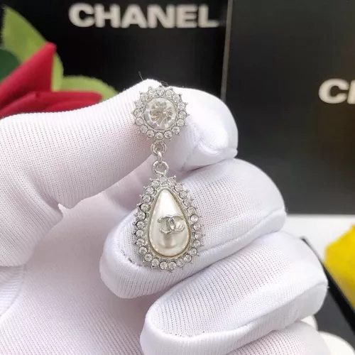 Replica Chanel Earrings For Women #1288738 $29.00 USD for Wholesale