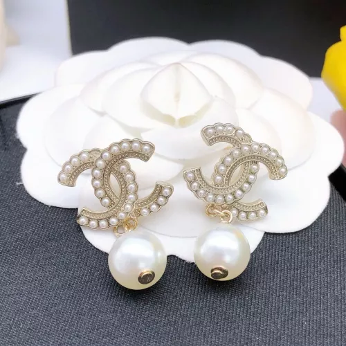 Replica Chanel Earrings For Women #1288752 $29.00 USD for Wholesale