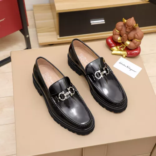 Salvatore Ferragamo Leather Shoes For Men #1288852 $96.00 USD, Wholesale Replica Salvatore Ferragamo Leather Shoes