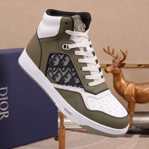 Replica Christian Dior High Top Shoes For Men #1289156 $80.00 USD for Wholesale