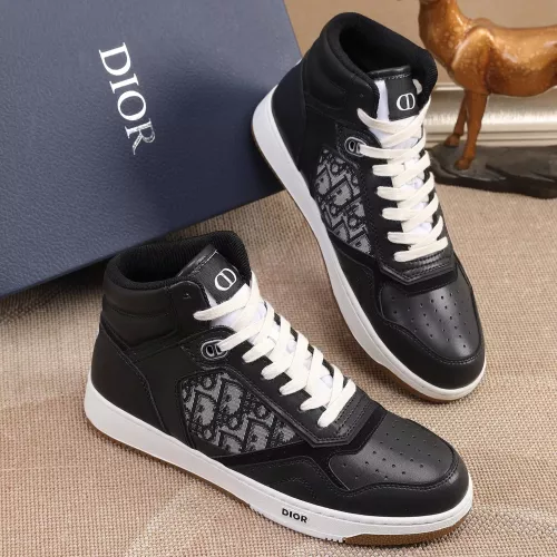 Replica Christian Dior High Top Shoes For Men #1289161 $80.00 USD for Wholesale