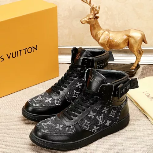 Louis Vuitton High Tops Shoes For Men #1289177 $76.00 USD, Wholesale Replica Louis Vuitton High Tops Shoes