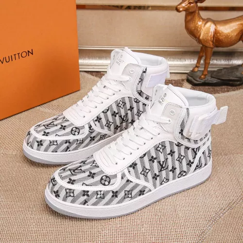 Louis Vuitton High Tops Shoes For Men #1289180 $76.00 USD, Wholesale Replica Louis Vuitton High Tops Shoes