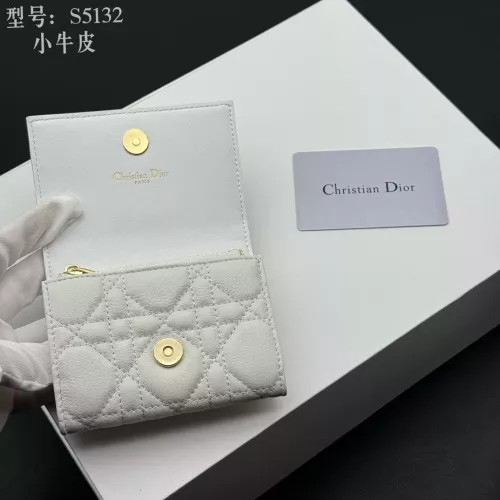 Replica Christian Dior Wallets For Women #1289183 $40.00 USD for Wholesale