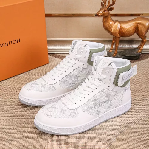 Louis Vuitton High Tops Shoes For Men #1289184 $80.00 USD, Wholesale Replica Louis Vuitton High Tops Shoes