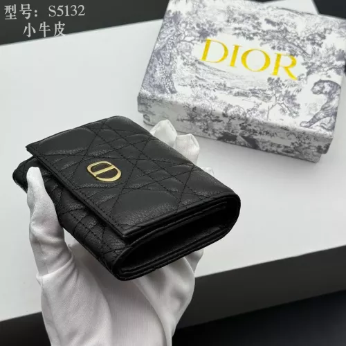 Replica Christian Dior Wallets For Women #1289186 $40.00 USD for Wholesale