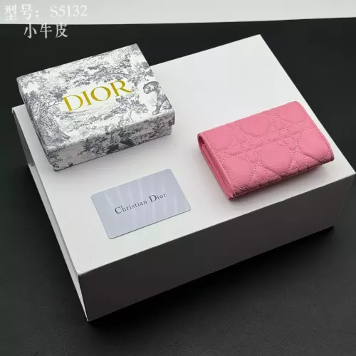 Replica Christian Dior Wallets For Women #1289187 $40.00 USD for Wholesale