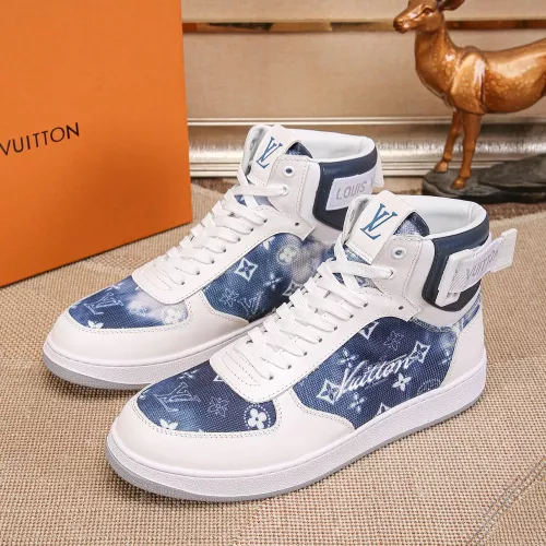 Louis Vuitton High Tops Shoes For Men #1289188 $80.00 USD, Wholesale Replica Louis Vuitton High Tops Shoes