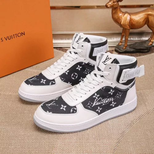 Louis Vuitton High Tops Shoes For Men #1289189 $80.00 USD, Wholesale Replica Louis Vuitton High Tops Shoes