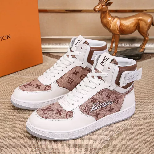 Louis Vuitton High Tops Shoes For Men #1289190 $80.00 USD, Wholesale Replica Louis Vuitton High Tops Shoes