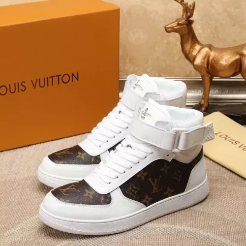 Louis Vuitton High Tops Shoes For Men #1289191 $80.00 USD, Wholesale Replica Louis Vuitton High Tops Shoes