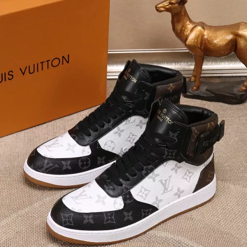 Louis Vuitton High Tops Shoes For Men #1289192 $76.00 USD, Wholesale Replica Louis Vuitton High Tops Shoes