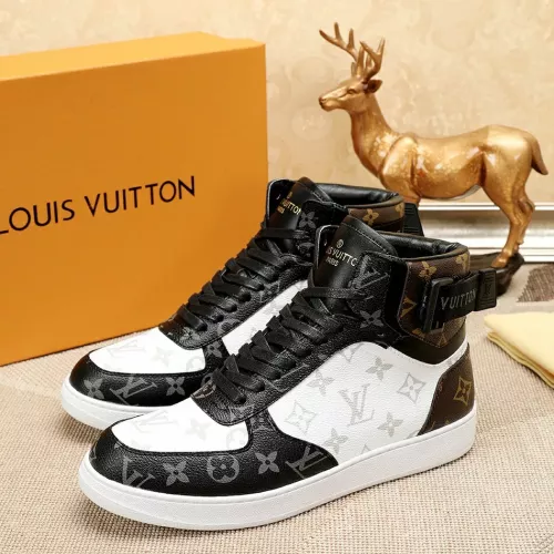 Louis Vuitton High Tops Shoes For Men #1289193 $76.00 USD, Wholesale Replica Louis Vuitton High Tops Shoes