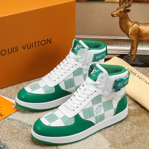 Louis Vuitton High Tops Shoes For Men #1289196 $80.00 USD, Wholesale Replica Louis Vuitton High Tops Shoes