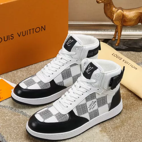 Louis Vuitton High Tops Shoes For Men #1289197 $80.00 USD, Wholesale Replica Louis Vuitton High Tops Shoes