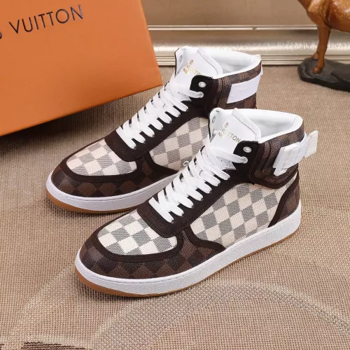 Louis Vuitton High Tops Shoes For Men #1289198 $76.00 USD, Wholesale Replica Louis Vuitton High Tops Shoes