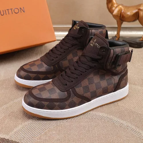 Louis Vuitton High Tops Shoes For Men #1289199 $76.00 USD, Wholesale Replica Louis Vuitton High Tops Shoes