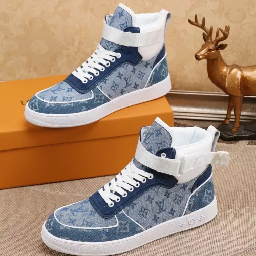 Louis Vuitton High Tops Shoes For Men #1289203 $76.00 USD, Wholesale Replica Louis Vuitton High Tops Shoes