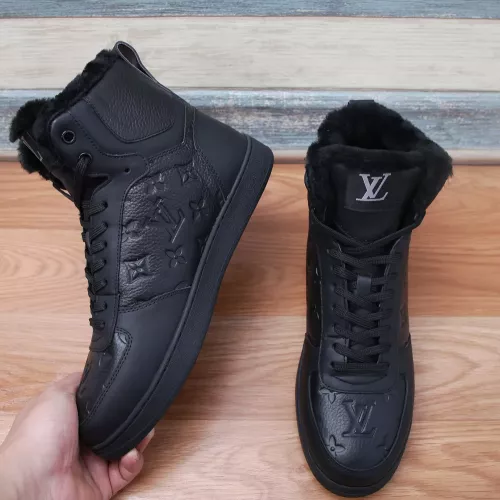 Louis Vuitton High Tops Shoes For Men #1289220 $118.00 USD, Wholesale Replica Louis Vuitton High Tops Shoes