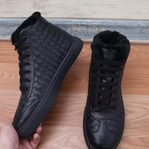 Bottega Veneta BV High Tops Shoes For Men #1289222 $122.00 USD, Wholesale Replica Bottega Veneta BV High Tops Shoes