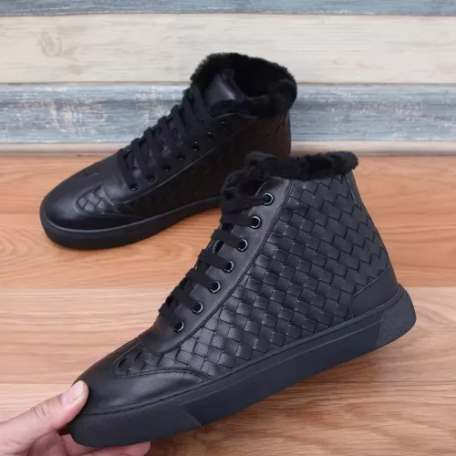 Replica Bottega Veneta BV High Tops Shoes For Men #1289222 $122.00 USD for Wholesale