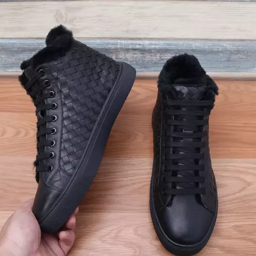 Bottega Veneta BV High Tops Shoes For Men #1289223 $122.00 USD, Wholesale Replica Bottega Veneta BV High Tops Shoes