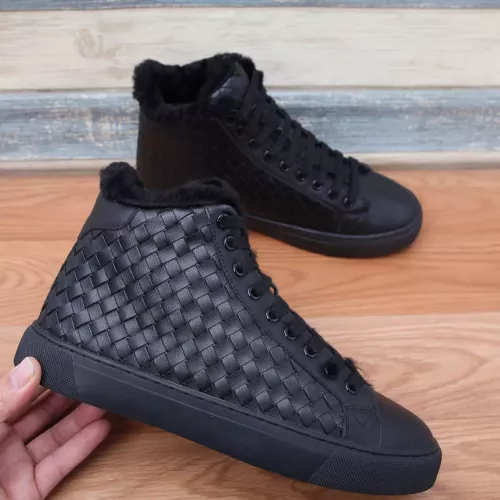 Replica Bottega Veneta BV High Tops Shoes For Men #1289223 $122.00 USD for Wholesale