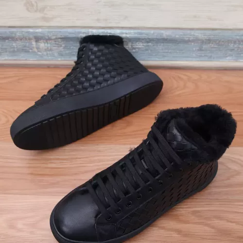 Replica Bottega Veneta BV High Tops Shoes For Men #1289223 $122.00 USD for Wholesale