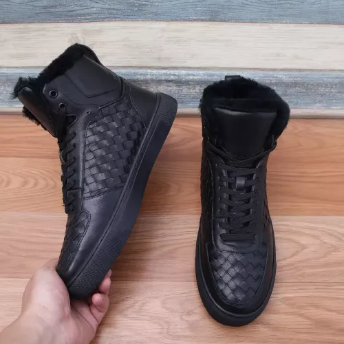 Bottega Veneta BV High Tops Shoes For Men #1289224 $122.00 USD, Wholesale Replica Bottega Veneta BV High Tops Shoes