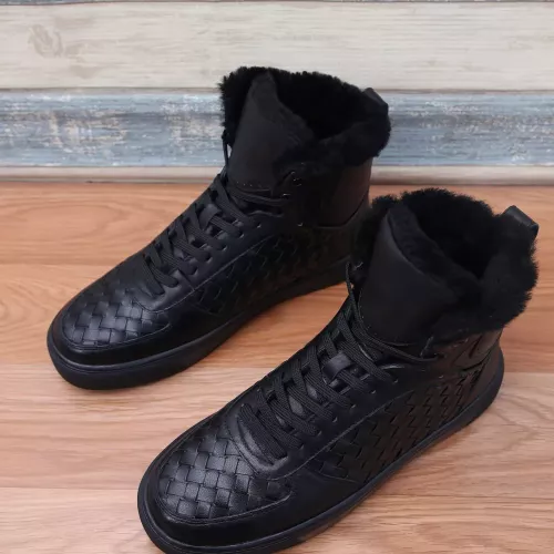 Replica Bottega Veneta BV High Tops Shoes For Men #1289224 $122.00 USD for Wholesale