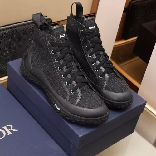 Replica Christian Dior High Top Shoes For Men #1289228 $102.00 USD for Wholesale