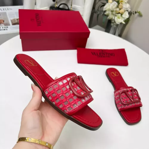 Replica Valentino Slippers For Women #1289277 $82.00 USD for Wholesale