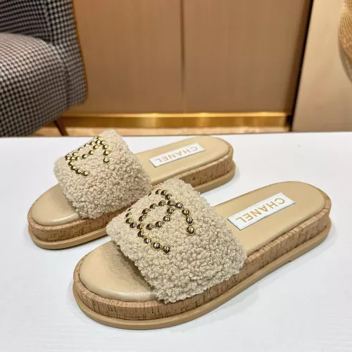 Chanel Slippers For Women #1289321 $85.00 USD, Wholesale Replica Chanel Slippers