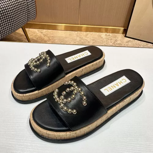 Chanel Slippers For Women #1289337 $85.00 USD, Wholesale Replica Chanel Slippers