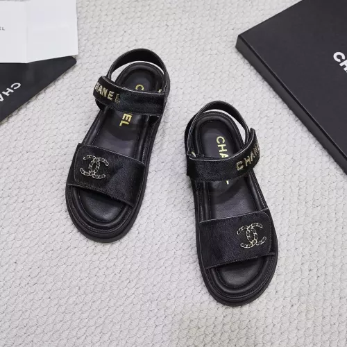 Replica Chanel Sandal For Women #1289345 $92.00 USD for Wholesale