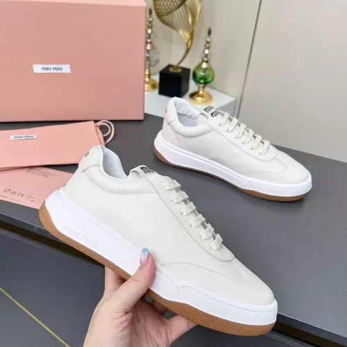 Replica MIU MIU Casual Shoes For Women #1289370 $100.00 USD for Wholesale