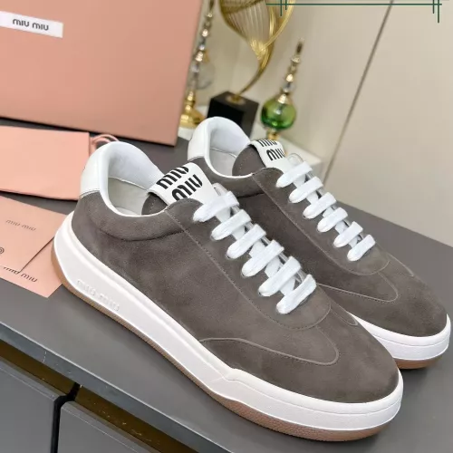 MIU MIU Casual Shoes For Women #1289375 $100.00 USD, Wholesale Replica MIU MIU Casual Shoes